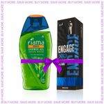 Buy Fiama Men Shower Gel & Engage Cologne Power Combo - Purplle