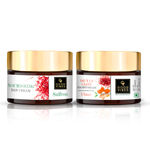 Buy Good Vibes Saffron Day Cream and Ubtan De-tan Night Cream Combo (Set of 2) - Good Vibes De-Tan Glow Night Cream Ubtan with Power of Serum (50g) + Good Vibes Saffron Nourishing Day Cream (50g) - Purplle