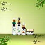 Buy Good Vibes Anti- Acne Skin Routine With Power Of Tea Tree (Facewash 120ml + Toner 120ml + Serum 30ml + Face Gel 50 gm) - Purplle