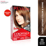 Buy Revlon Colorsilk Hair Color with Keratin - Light Golden Brown 5G - Purplle
