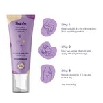 Buy Sanfe Intimate Lightening Serum for Women with Dry Skin- 50 gm with Kojic acid & Vitamin C | Instant Lightening | Natural lemon and Mulberry Extracts | Easy application in dark Underarms, Inner Thighs, Knee and Bikini Area (Multicolor) - Purplle