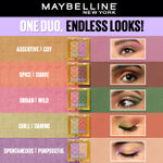 Buy Maybelline New York Color Rivals Pigmented Eyeshadow Palette, Long lasting, Sweatproof, Waterproof, Matte, Shimmer, Chill x Daring, 3 gm - Purplle