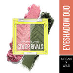 Buy Maybelline New York Color Rivals Pigmented Eyeshadow Palette, Long lasting, Sweatproof, Waterproof, Shimmer, Urban x Wild, 3 gm - Purplle