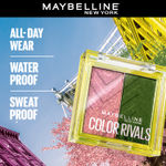 Buy Maybelline New York Color Rivals Pigmented Eyeshadow Palette, Long lasting, Sweatproof, Waterproof, Shimmer, Urban x Wild, 3 gm - Purplle