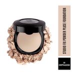 Buy Mattlook Studio Fix Powder Plus Foundation 2 Way Compact, Concealer, Moisturizing , Oil Control, Face Makeup, Emphasise (24 gm) - Purplle