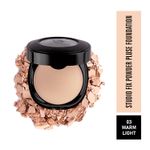 Buy Mattlook Studio Fix Powder Plus Foundation 2 Way Compact, Concealer, Moisturizing , Oil Control, Face Makeup, Warm Light (24 gm) - Purplle