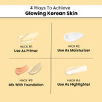 Buy Good Vibes x NY Bae (Golden Glow Kit By Purplle | Bestsellers | Strobe Cream Gold Sapphire (12 gm) | Peel Off Mask (12 gm) | Korean Skin | Brightening Kit) - Purplle