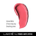 Buy Lakme 9TO5 Primer + Matte Lip Color Blush Pink 3.6 gm - Purplle