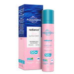 Buy Aqualogica Radiance+ Dewy Lightweight Sunscreen Gel SPF 50+ PA+++ for Oily & Acne-Prone Skin 50 gm - Purplle