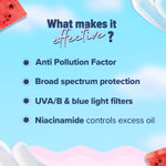 Buy Aqualogica Radiance+ Dewy Lightweight Sunscreen Gel SPF 50+ PA+++ for Oily & Acne-Prone Skin 50 gm - Purplle