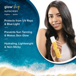 Buy Aqualogica Glow+ Dewy Sunscreen with Papaya & Vitamin C - SPF 50 PA++++ for UVA/B protection, 50G - Purplle