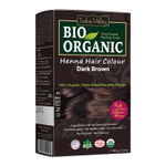 Buy Indus Valley Bio Organic Dark Brown Chemical Free Henna Hair Color (100 g) - Purplle