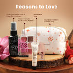 Buy Swiss Beauty 4-in-1 Festive Makeup Kit | Waterproof Lipstick | Paspport Palette for Face & Eyes | Long-Lasting Makeup Fixer | Makeup Primer 83gm - Purplle