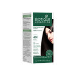 Buy Biotique Bio Herbcolor 4N Brown (50 g + 110 ml) - Purplle