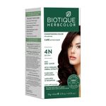 Buy Biotique Bio Herbcolor 4N Brown (50 g + 110 ml) - Purplle