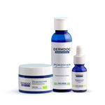 Buy DERMDOC Combo Kit for Acne CTM Routine | salicylic acid range | salicylic acid face wash, face serum, face gel | acne prone skin routine | oily skin | whiteheads, blackheads | exfoliation skincare - Purplle