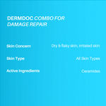 Buy DERMDOC Combo Kit for Face & Body Deep Moisturization | deluxe combo|Ceramide range | Ceramide Body Lotion, foaming face wash, night cream, moisturizer for winter l skincare for dry skin, damage repair, eczema care, dermatitis atopic care - Purplle