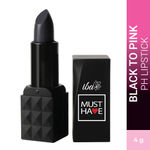 Buy Iba Must Have Black to Pink PH Lipstick,A 4 gmA | Moisturizing & Long Lasting | Glossy Finish | Enriched with Vitamin E and Argan Oil | 100% Natural, Vegan & Cruelty-Free - Purplle