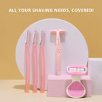Buy Carmesi Facial Razor (Pack of 3), Body Razor Mini (Pack of 1) & Bikini Razor (Pack of 1) - Purplle