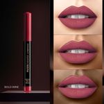 Buy FACES CANADA Ultime Pro HD Intense Matte Lipstick + Primer - Bold Wine, 1.4g | 9HR Long Stay | Feather-Light Comfort | Intense Color | Smooth Glide - Purplle