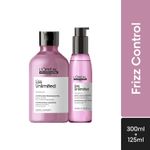 Buy L'Oreal Professionnel Serie Expert Liss Unlimited Shampoo + L'Oreal Professionnel Serie Expert Liss Unlimited Smoother Serum - Purplle