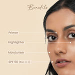 Buy Earth Rhythm - Glow Set Go - All day Strobe Creme - SPF 50 - Pearly Glow | Primer + Moisturiser + SPF 50 | PA++++ UVA & UVB Prtection Broad Spectrum| for Women - 40 ML - Purplle