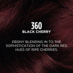 Buy L'Oreal Paris Casting Creme Gloss Hair Color With Glycolic Gloss Complex | Shade 360 - Black Cherry | 60ml + 40ml + 60g - Purplle