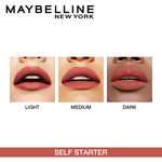 Buy Maybelline New York Super Stay Matte Ink Liquid Lipstick - Self Starter 130 (5 gm) - Purplle