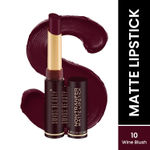 Buy Swiss Beauty Non-Transfer Matte Lipstick - 10 - Wine Blush - 2 gm - Purplle