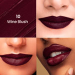 Buy Swiss Beauty Non-Transfer Matte Lipstick - 10 - Wine Blush - 2 gm - Purplle