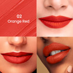 Buy Swiss Beauty HD Matte Lipstick Orange Red 02 (3.5 gm) - Purplle