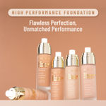 Buy Swiss Beauty High Performance Foundation | Water-Resistant | Medium to Buildable Coverage | Lightweight | Easy to Blend | With Vitamin C & Niacinamide|07 Natural buff - Purplle