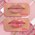 Buy Swiss Beauty Plump-Up Wet Lip Gloss for Glossy and Fuller Lips 1-Barely There 2 ml - Purplle