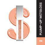 Buy Swiss Beauty Plump-Up Wet Lip Gloss for Glossy and Fuller Lips 4-Browny Point 2 ml - Purplle