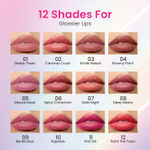 Buy Swiss Beauty Plump-Up Wet Lip Gloss for Glossy and Fuller Lips 4-Browny Point 2 ml - Purplle