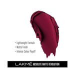 Buy Lakme Absolute Matte Revolution Lip Color - Dynamite Berry 501 (4 gm) - Purplle