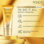 Buy POND'S Serum boost Sunscreen Gel SPF 50 50g - Purplle