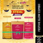 Buy Alps Goodness Festive Pack Combo With Dragon Fruit, Gold Facial Kit & Beetroot Powder | Festive Combo | Facial Kit & beetroot powder | Best for glowing skin | Super savings pack | Best gift for women - Purplle