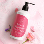Buy Arata Deep Moisturising Body Wash For Dry, Flaky & Normal Skin | With Rose & Patchouli | Long lasting fragrance | Intense Hydration, Freshness and Deep Cleansing | For Men & Women | 300 ML - Purplle