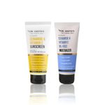 Buy Dr. Sheth’s Radiance Duo: Ceramide & Vitamin C Sunscreen + Oil-Free Moisturizer (50 gm each) - Purplle