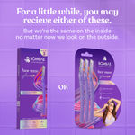 Buy Bombay Shaving Company GlamUP beauty razor | Reusable & painless face razor | Pack of 3  - Purplle
