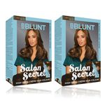 Buy BBlunt Salon Secret High Shine Creme Hair Colour - Honey Light Golden Brown - Pack of 2 - Purplle