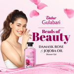 Buy Dabur Gulabari Shower Gel - Damask Rose & Jojoba Oil - 250ml | Exfoliating Rose Glow| Beautiful Damask Rose Fragrance| 100% Soap free Body wash - Purplle