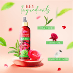 Buy Dabur Gulabari Rose Oil & Tea Tree Face Toner Mist with Salicylic Acid - 100 ml | Treats breakouts, blackheads, and whiteheads | Tightens and Refines Pores | Alcohol free - Purplle