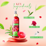 Buy Dabur Gulabari Rose Oil & Tea Tree Face Toner Mist with Salicylic Acid - 200ml | Treats breakouts, blackheads, and whiteheads | Tightens and Refines Pores | Alcohol free - Purplle