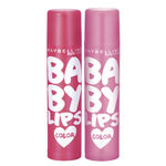 Buy Maybelline New York Baby Lips Berry Crush & Cherry Kiss Tinted Lip Balm | Pack of 2, 8 gm - Purplle