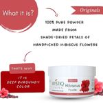 Buy Mystiq Living Hibiscus Powder (100 Gm) for hair mask, face mask or pack, Pure Gudhal Powder, Organic Hibiscus Flower Powder for dull hair & dry scalp 100% Natural - Purplle