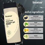 Buy Inatur Charcoal Shower Gel- 400 ml - Purplle