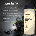 Buy Inatur Charcoal Shower Gel- 400 ml - Purplle