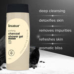 Buy Inatur Charcoal Shower Gel- 400 ml - Purplle